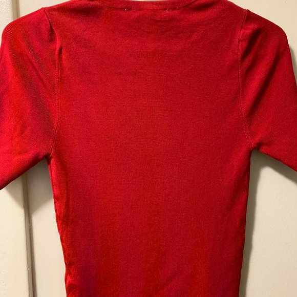 NWT ZARA knit sweater top with drawstring - Picture 2 of 8